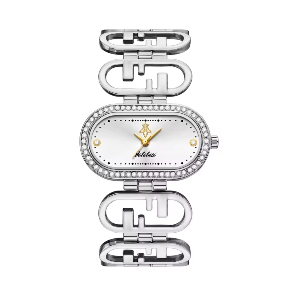 Silver Watch with Gold Details - Picture 3 of 8